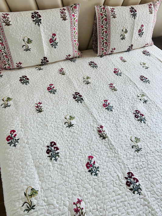 Multi Floral Handblock Set