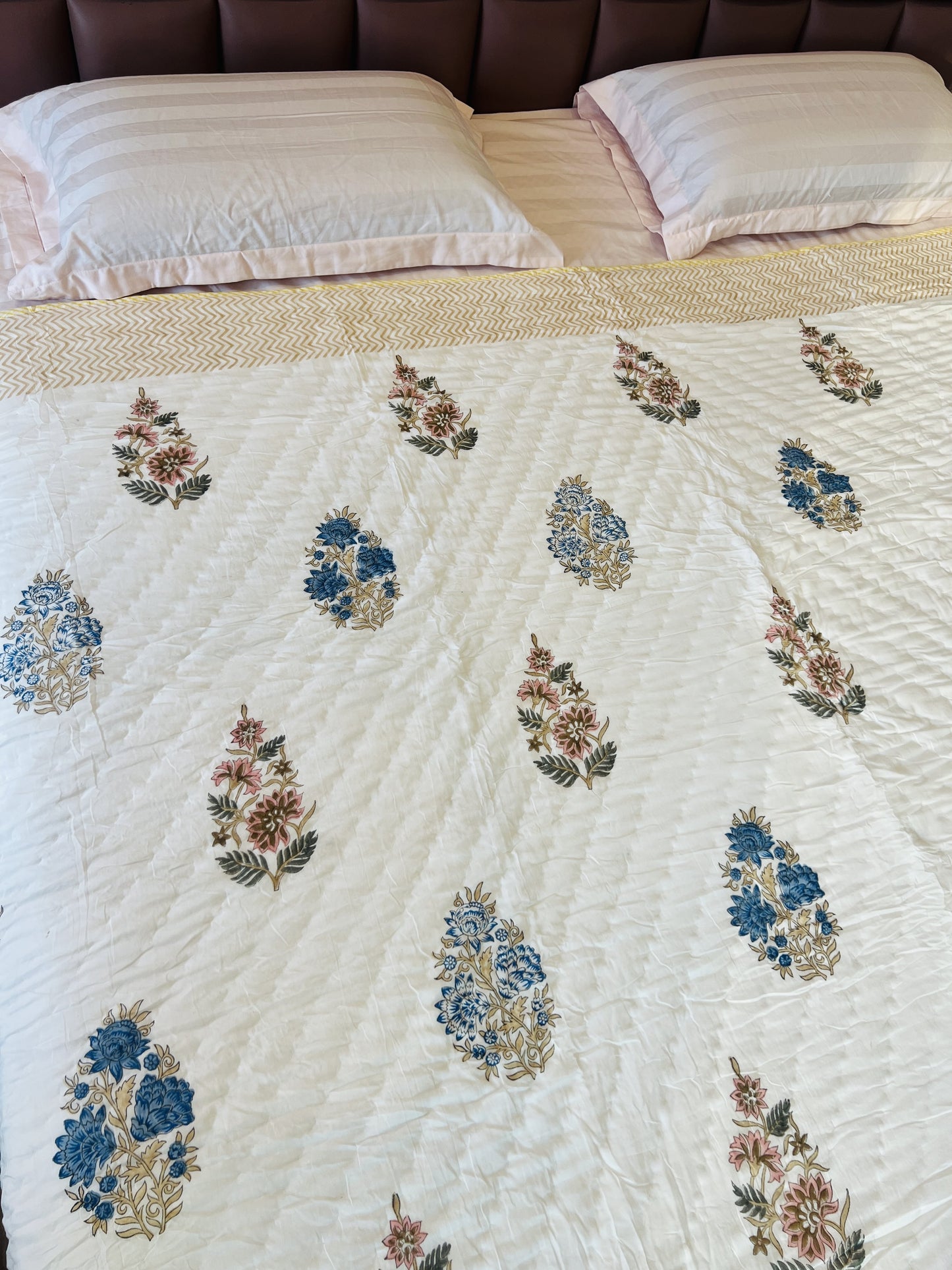 Handblock Reversible Quilt