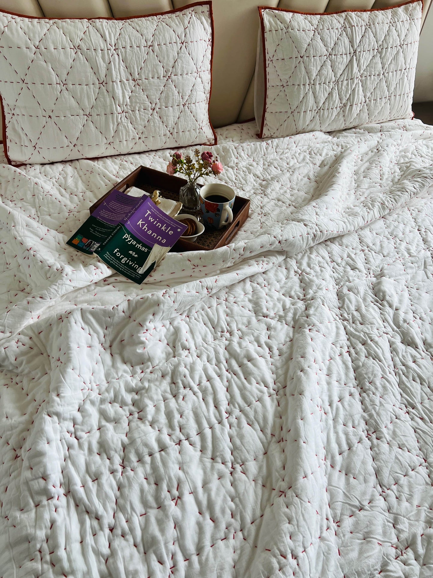 King Size Kantha Bedcover/Quilt