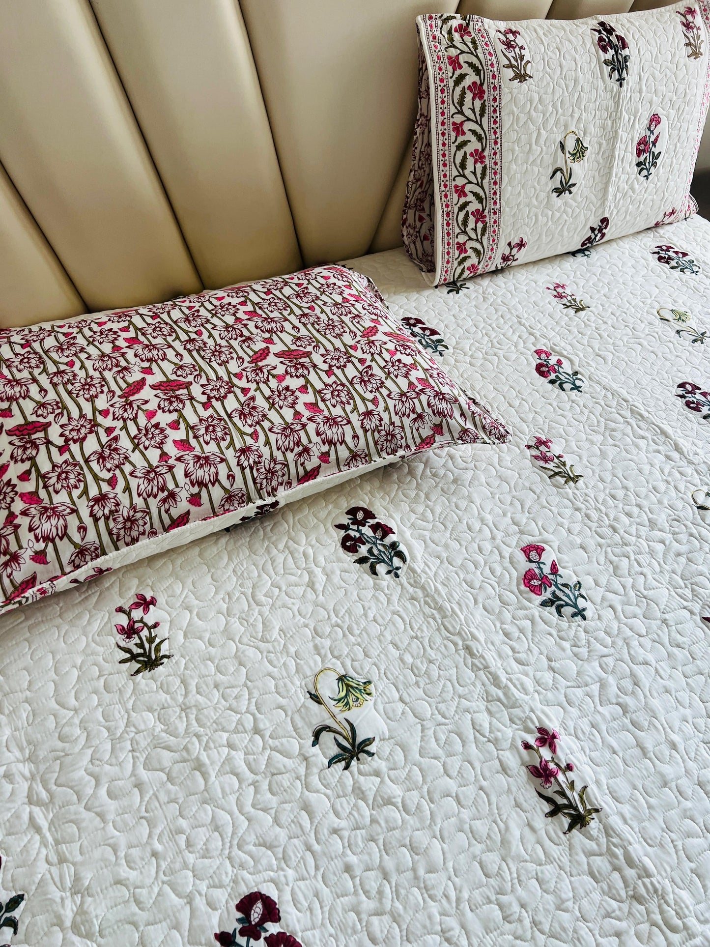 Multi Floral Handblock Set