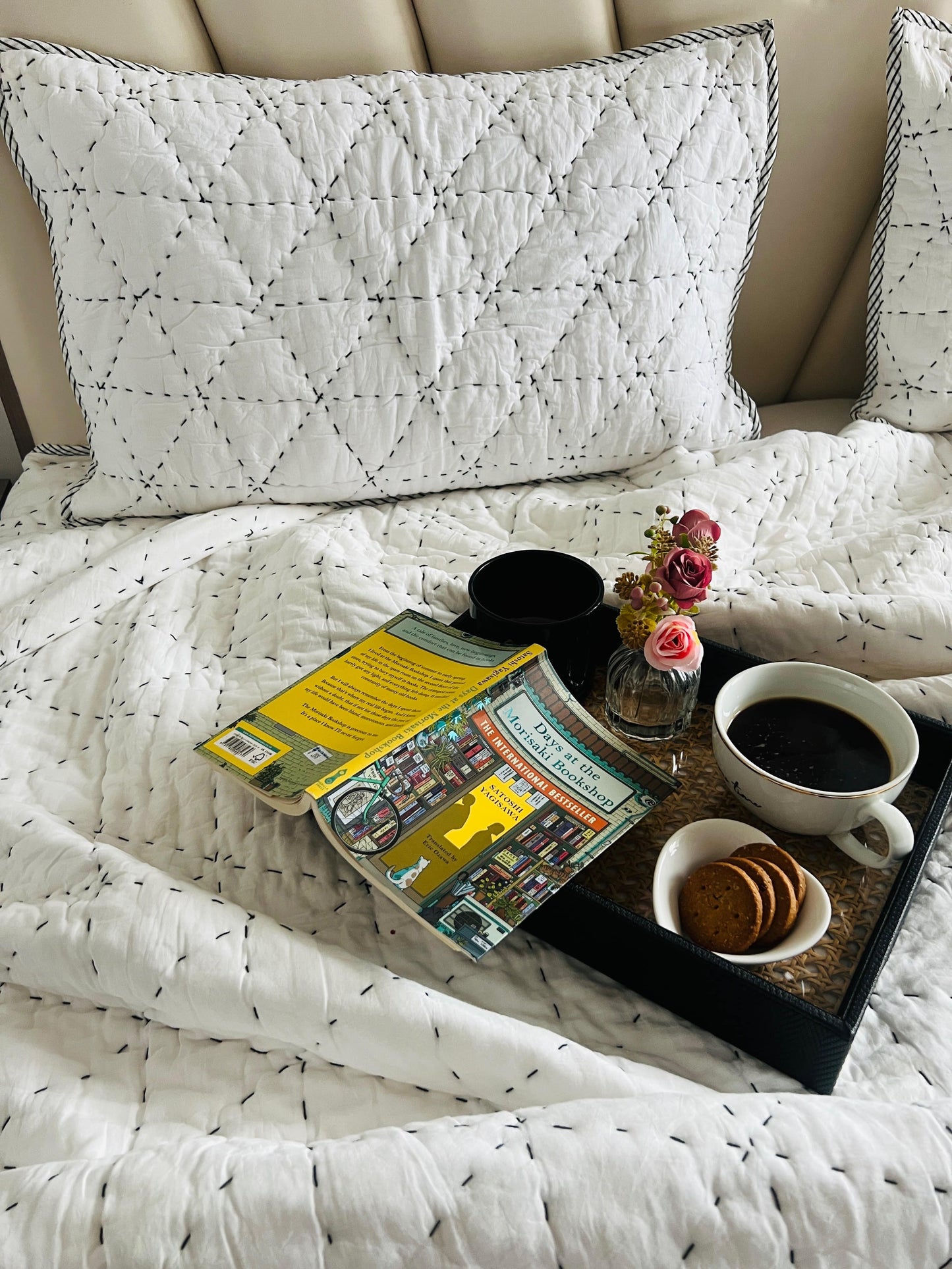 King Size Kantha Bedcover/Quilt