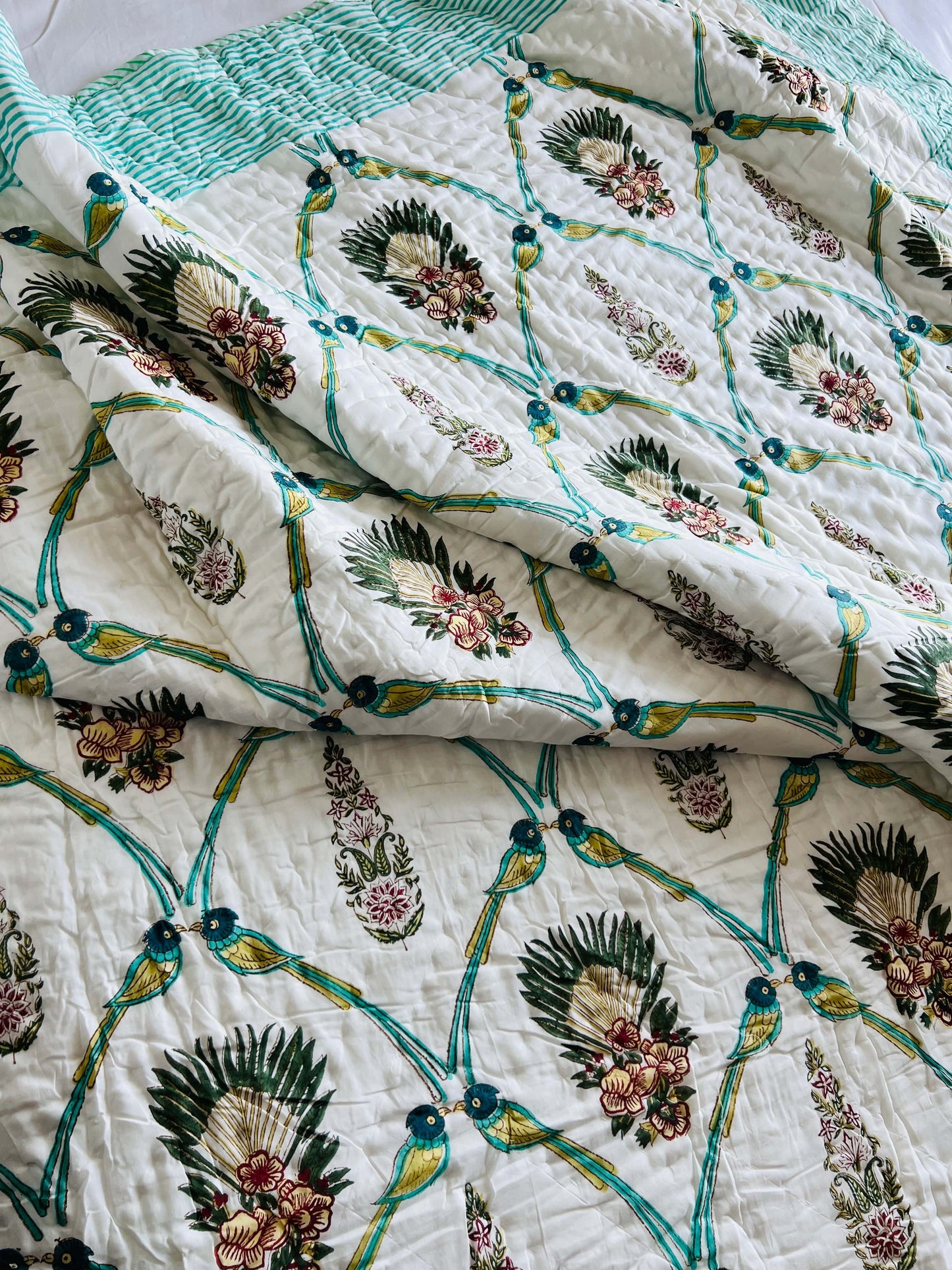 Handblock Reversible Quilt