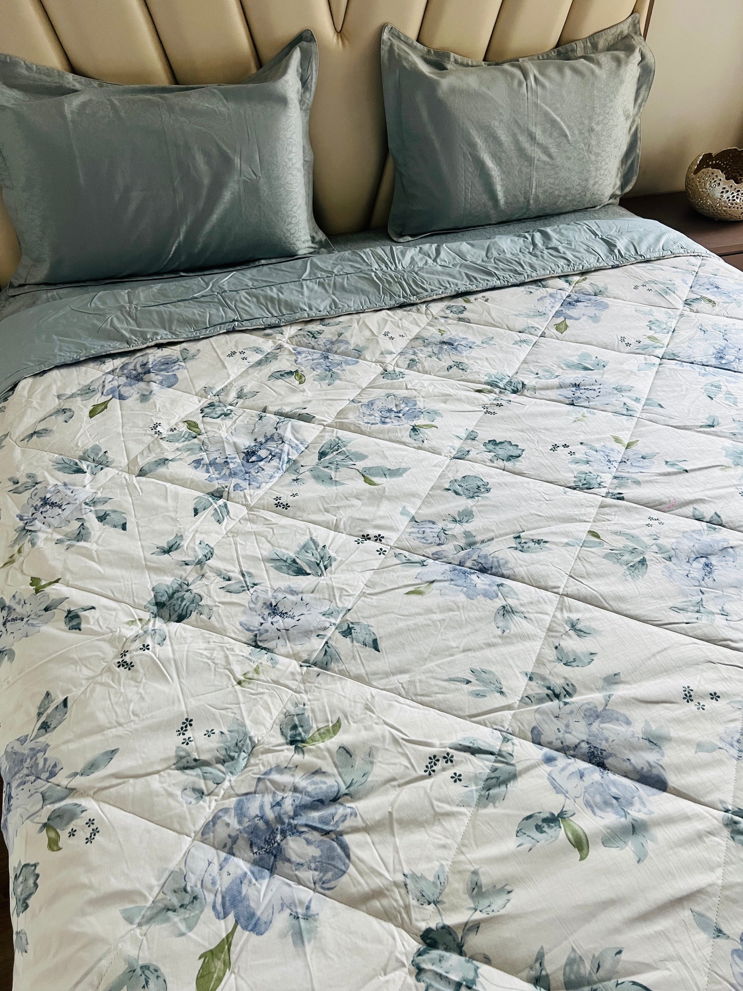 Floral Printed Double Bed Comforter