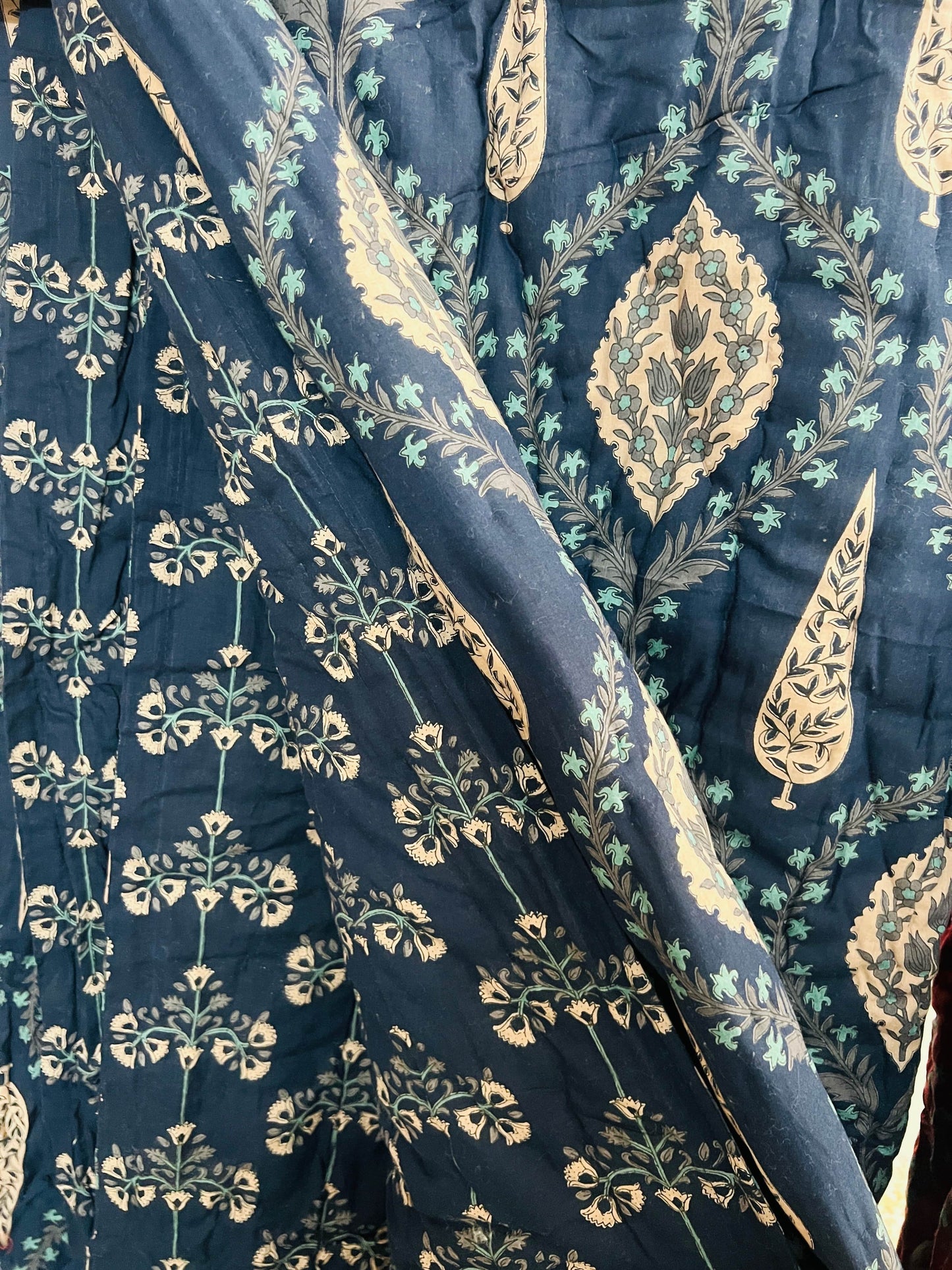 Ajrakh Reversible Quilt