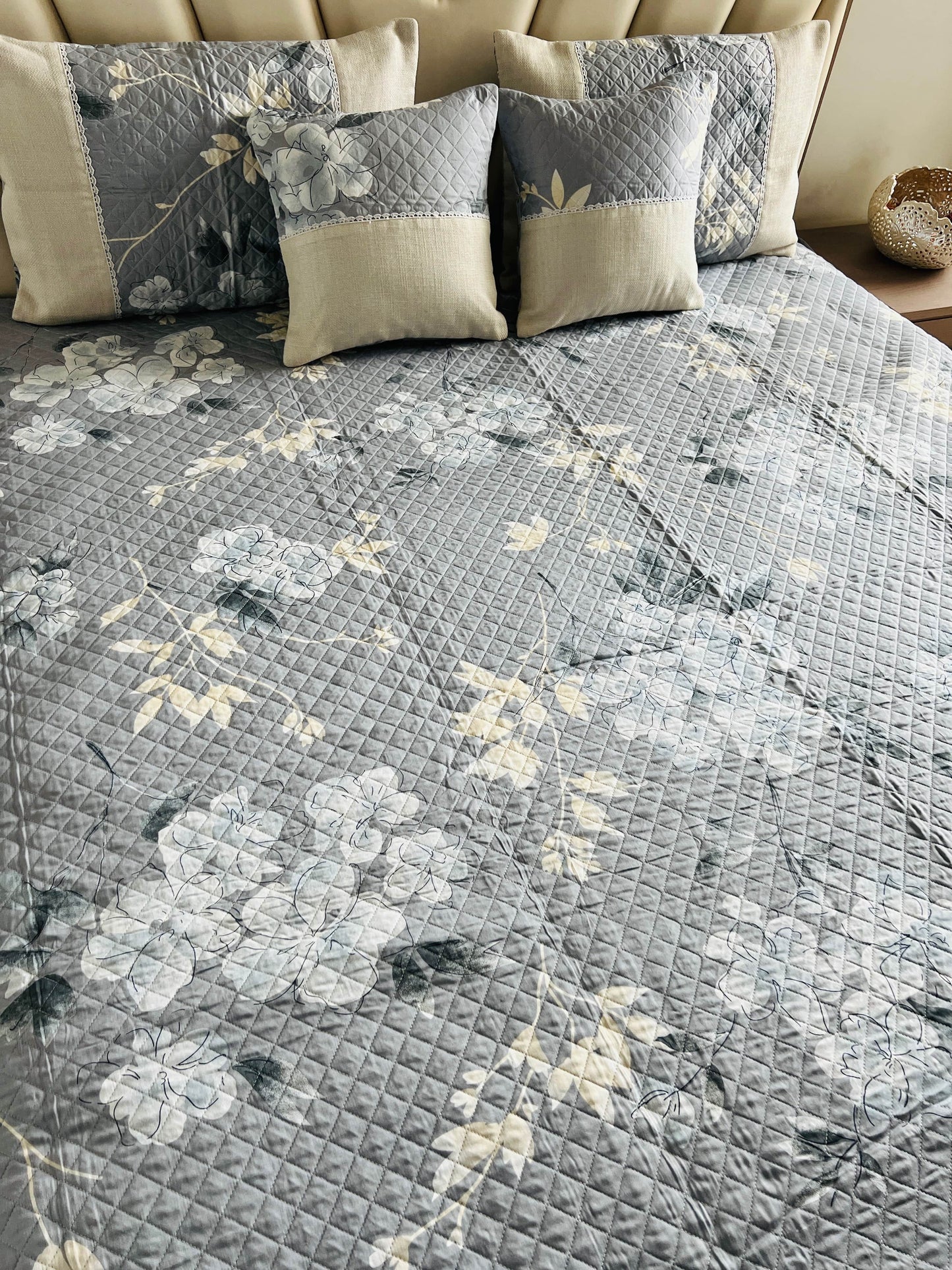Quilted Bedcover 5pc Set
