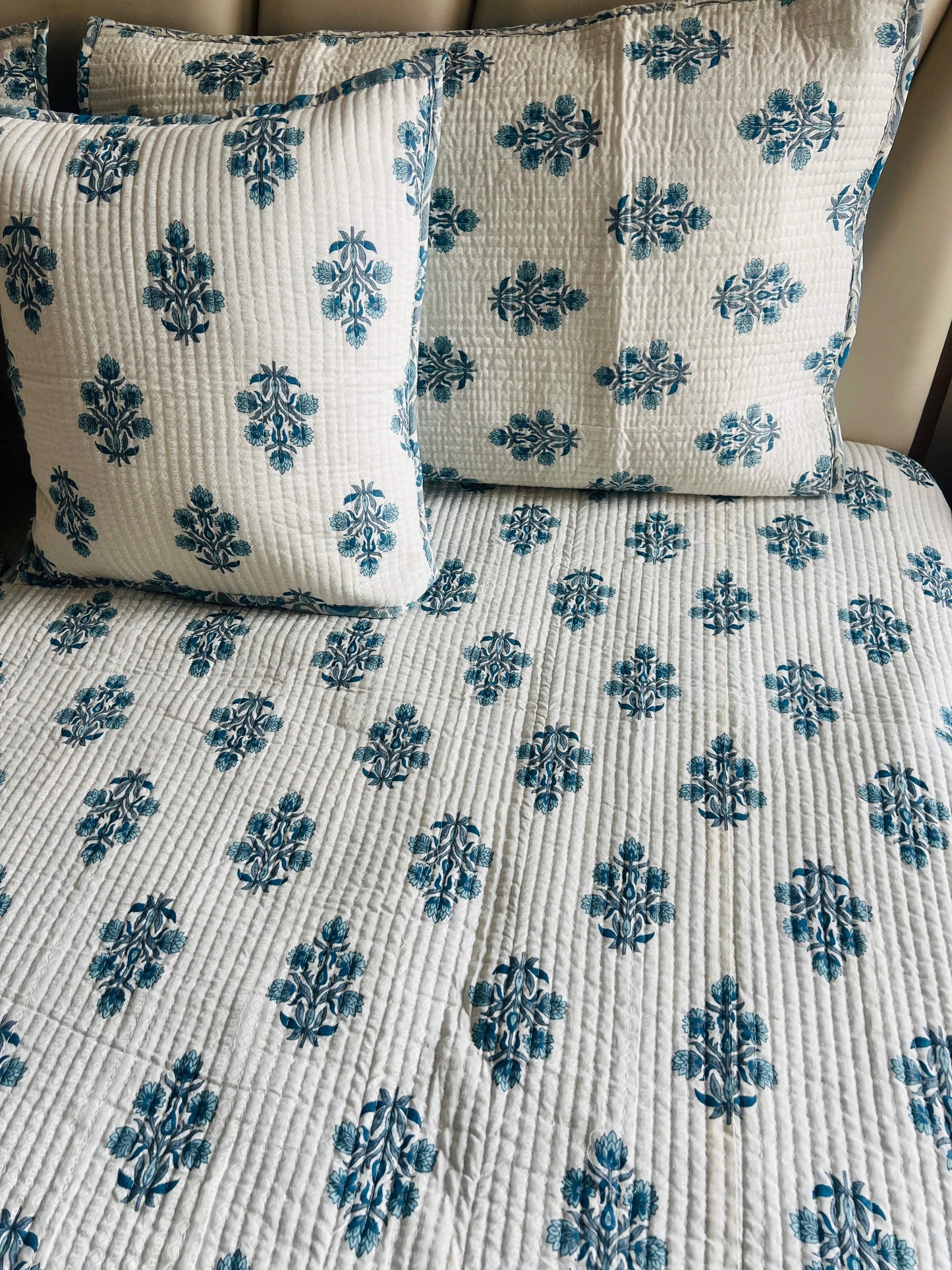 Booti Quilted Reversible Bedcover 5pc Set