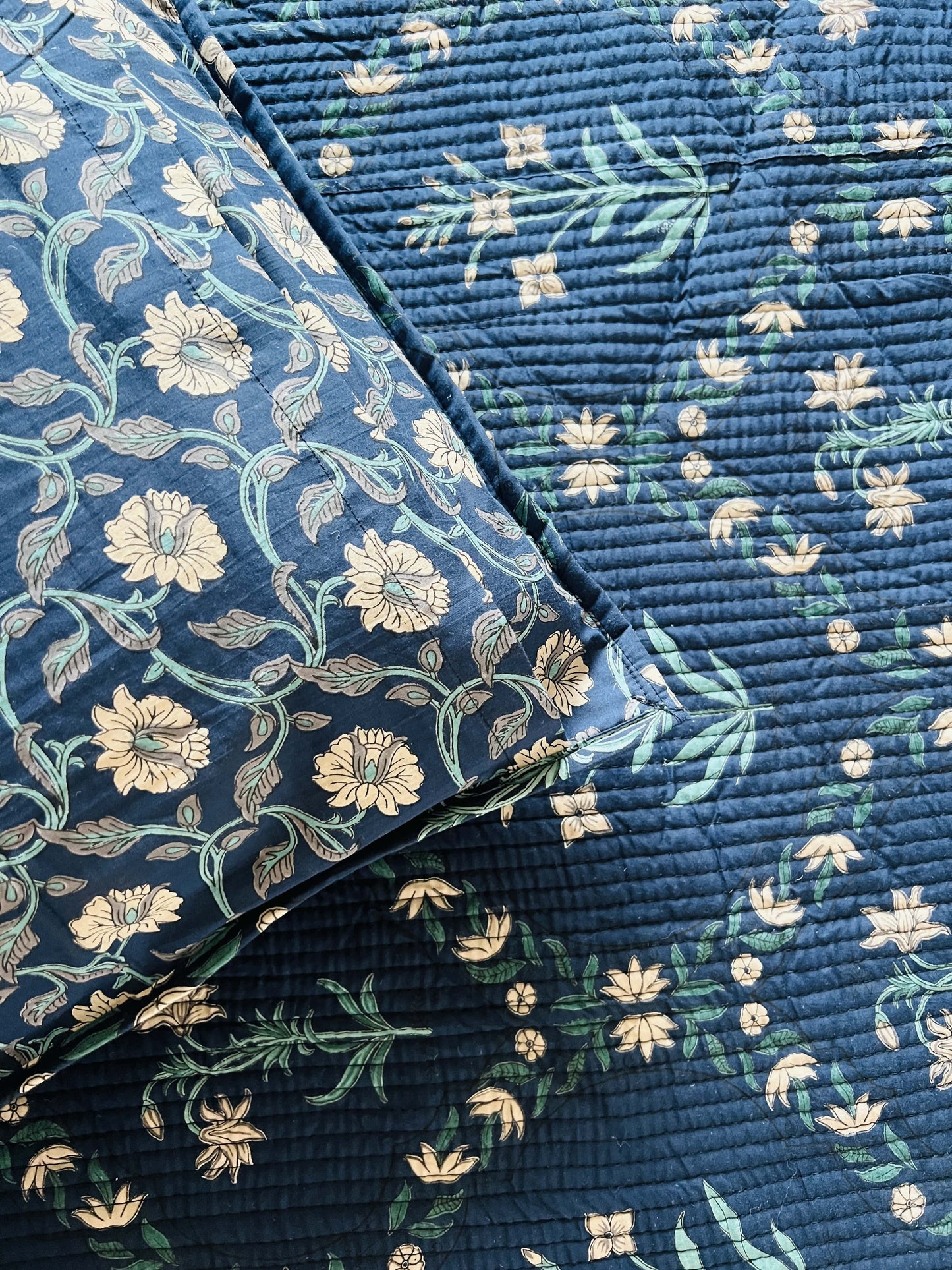 Jasmine Quilted Bedcover 5pc Set