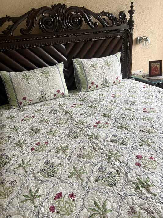 Tulip Jaal Handblock Set