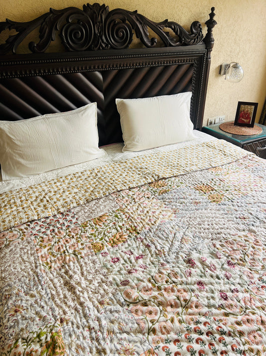 Patchwork Handblock Reversible Quilt