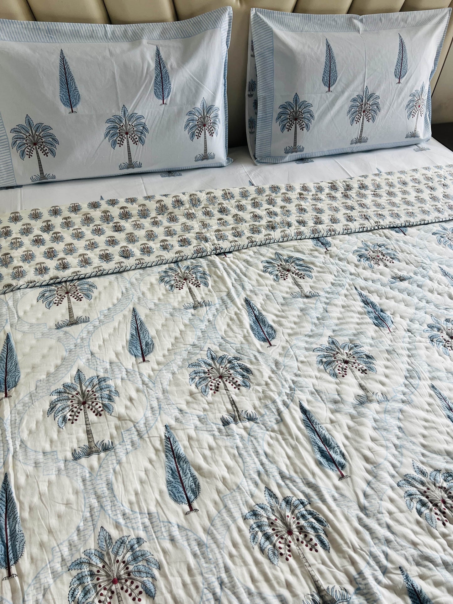 Palm & Cypress Handblock Set