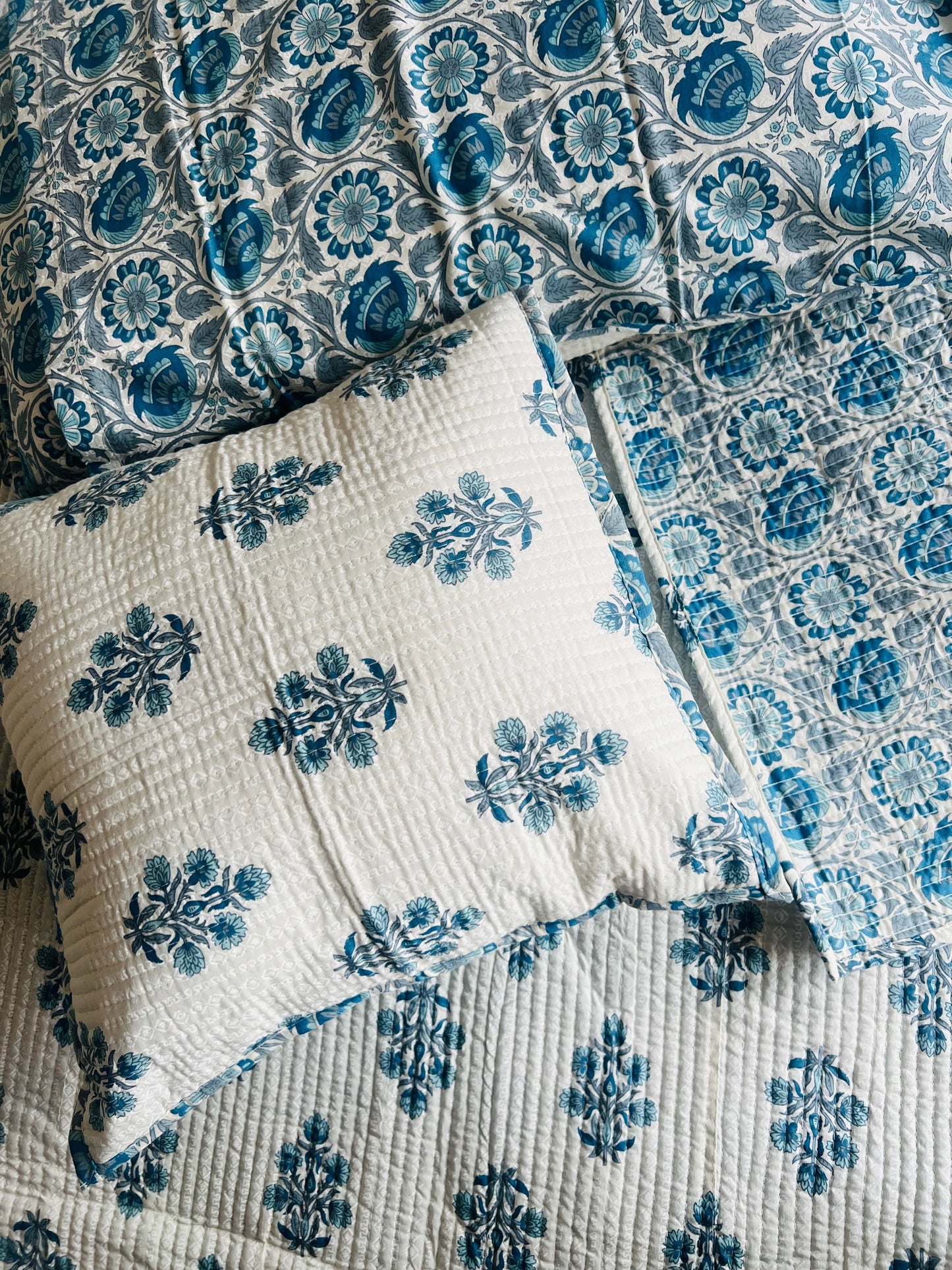 Booti Quilted Reversible Bedcover 5pc Set