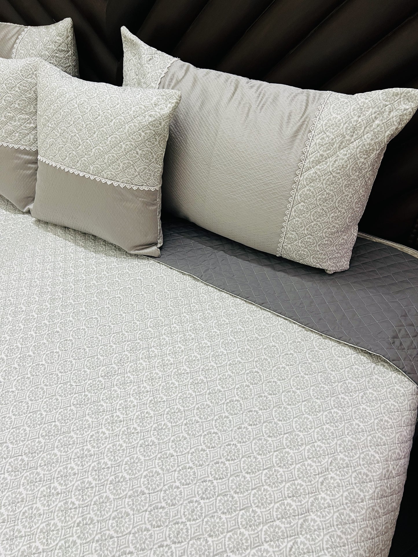 Quilted Bedcover 5pc Set