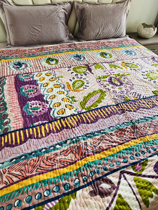 Double Bed Printed Quilt