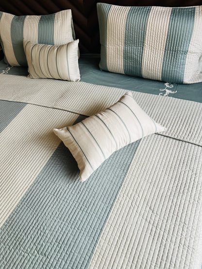 Penelope Quilted Bedcover 5pc Set