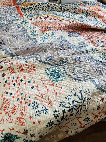Double Bed Printed Quilt