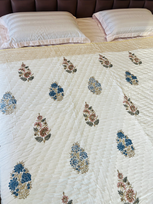 Handblock Reversible Quilt