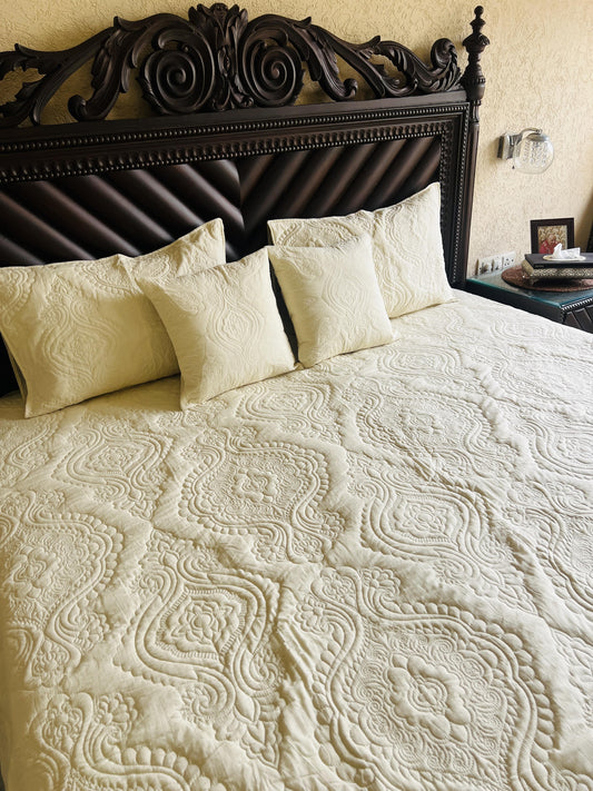 Hazel Quilted Bedcover 5pc Set