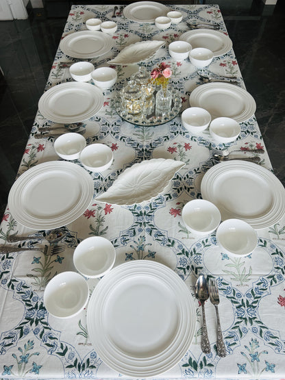 8 Seater Handblock Table Cover