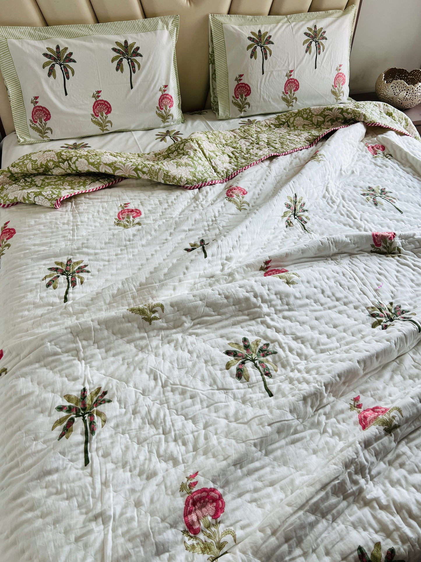 Chrysanthemum Handblock Set