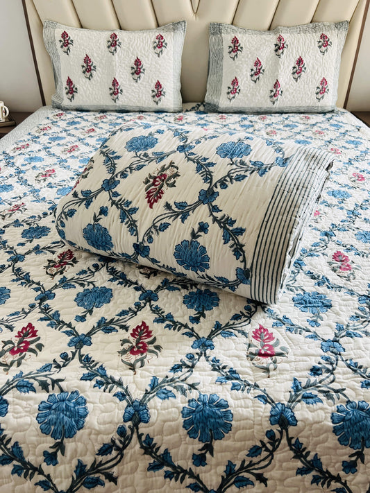 Handblock Reversible Quilt