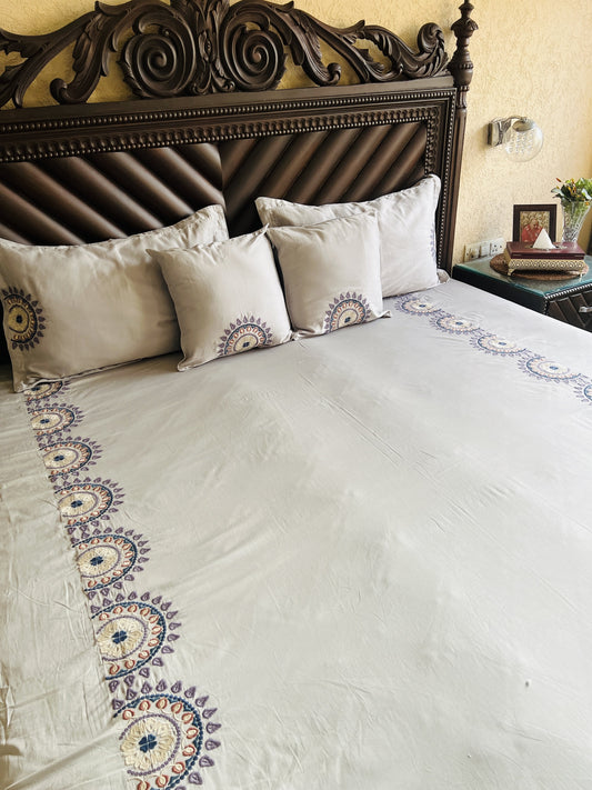 Mandala Luxury Embroidery Bedsheet