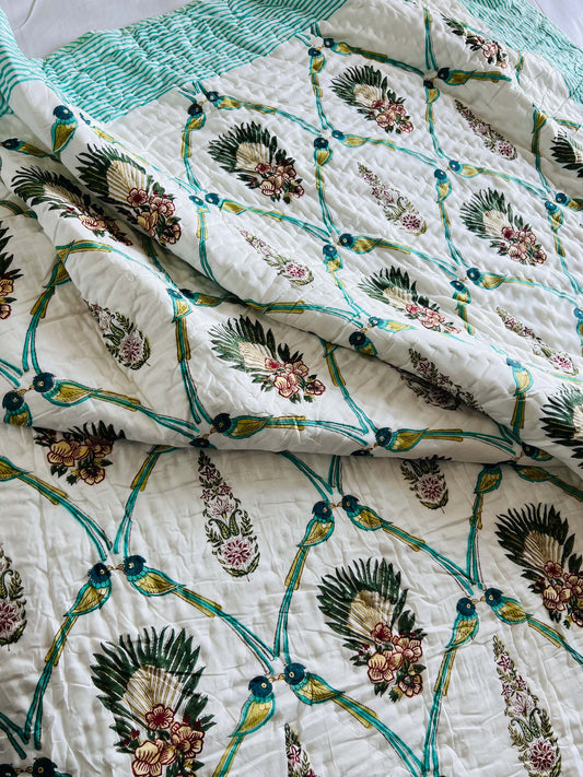 Handblock Reversible Quilt