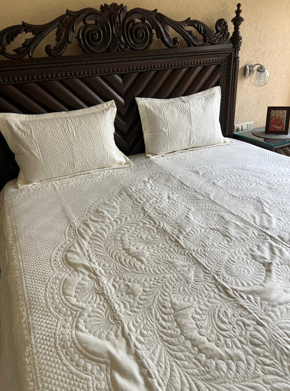 Heritage King Size Quilted Bedcover 3pc Set