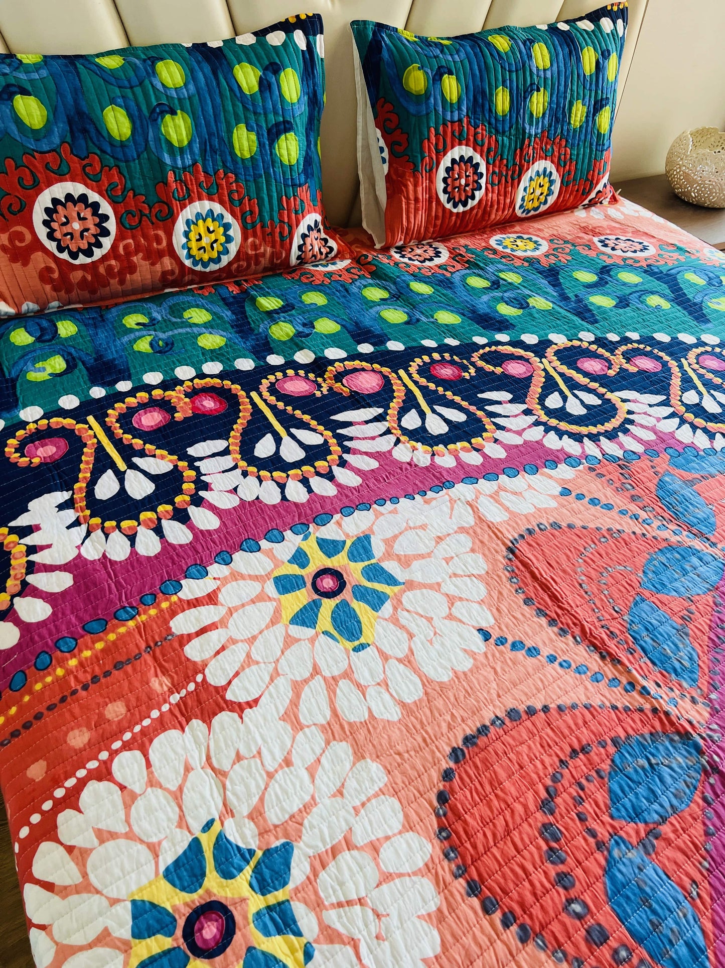 Quilted Bedcover 3pc Set