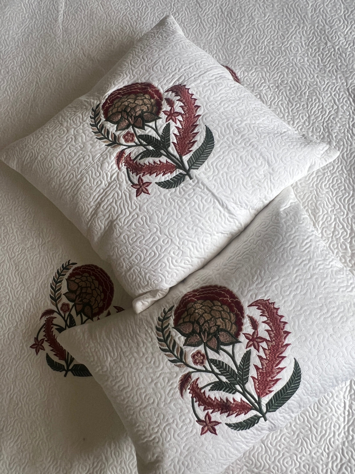 Eva Embroidered Luxury Bedcover 6pc Set