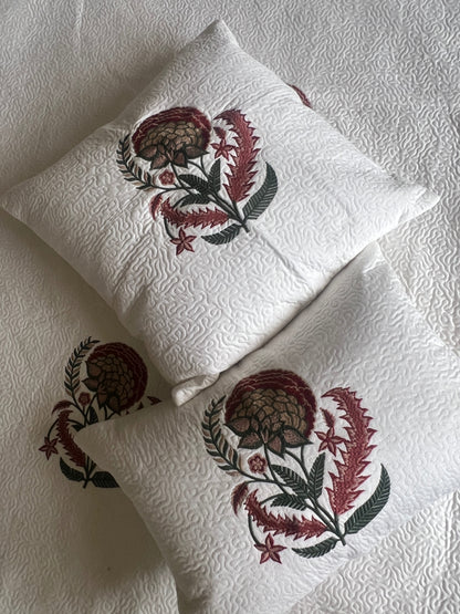 Eva Embroidered Luxury Bedcover 6pc Set