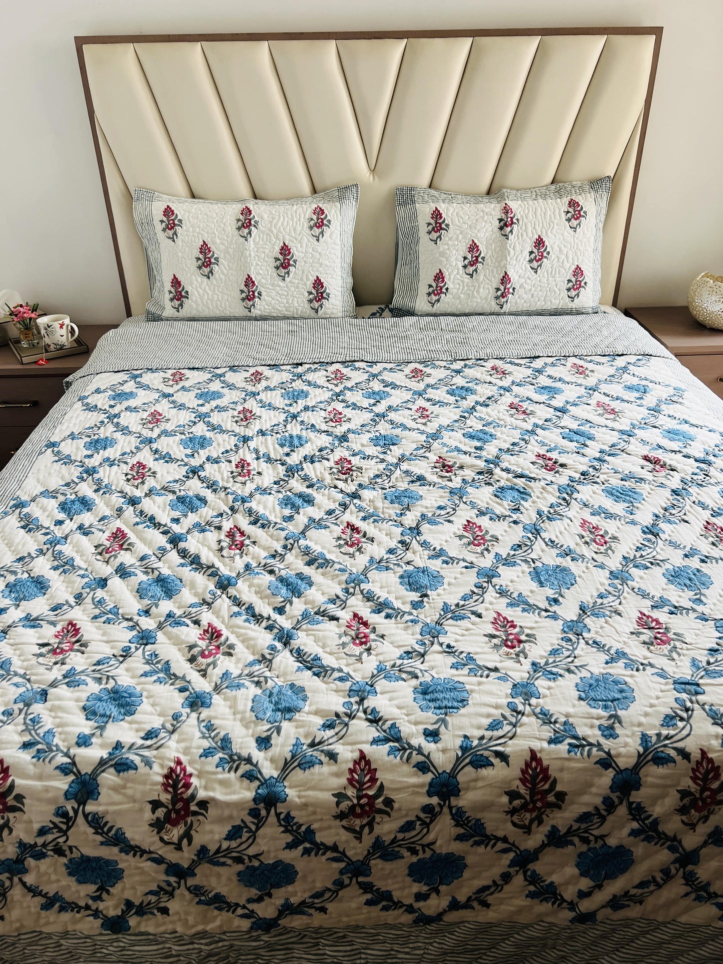 Handblock Reversible Quilt