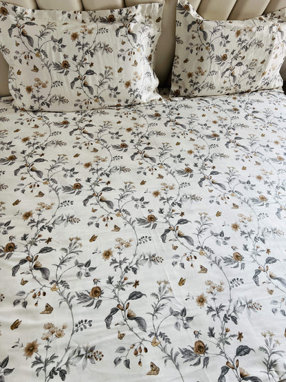 Flora Printed Bedsheet