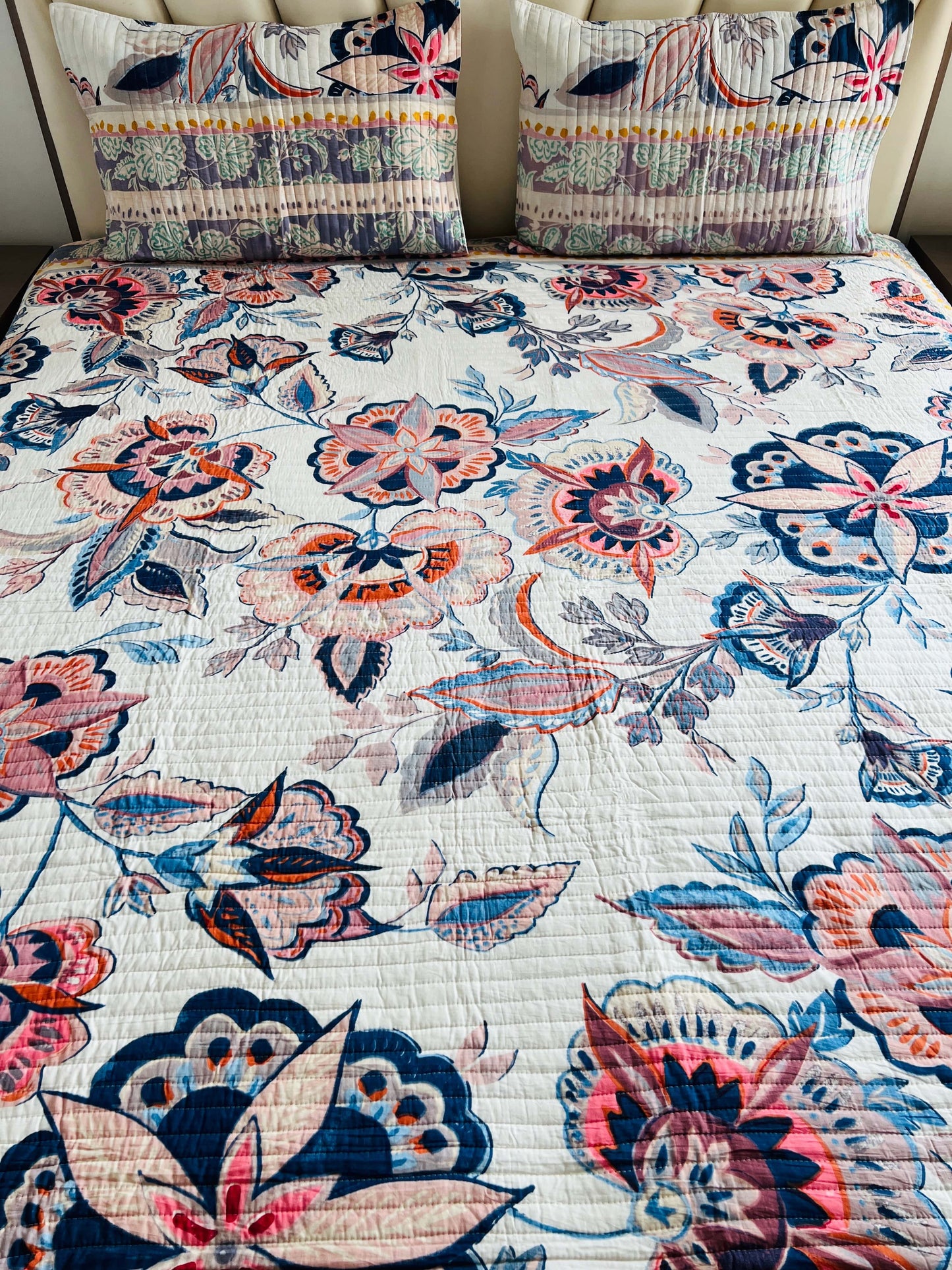 Quilted Bedcover 3pc Set