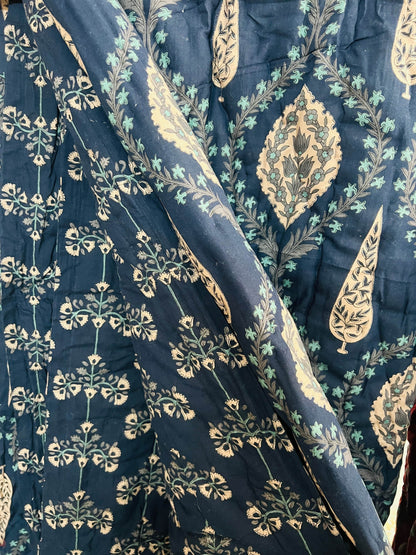 Ajrakh Reversible Quilt