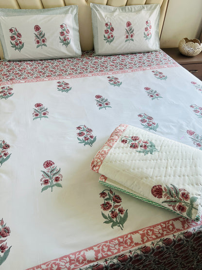 Carnation Handblock Set