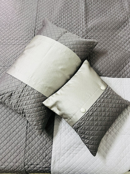 Diamond Reversible Quilted Bedcover 5pc Set