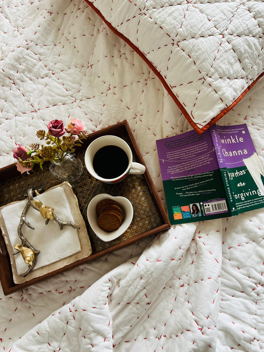 King Size Kantha Bedcover/Quilt