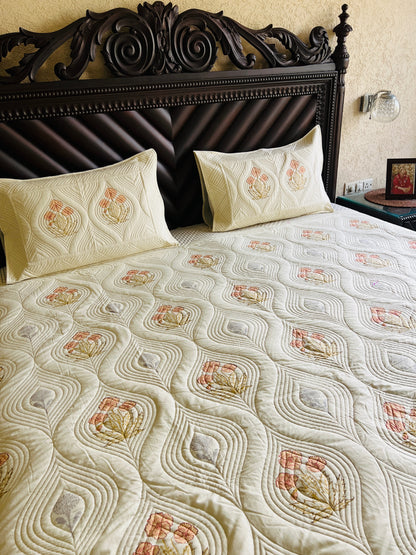 Sahara King Size Quilted Bedcover 3pc Set
