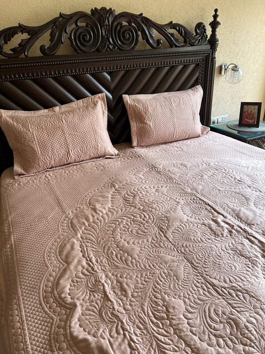 Heritage King Size Quilted Bedcover 3pc Set