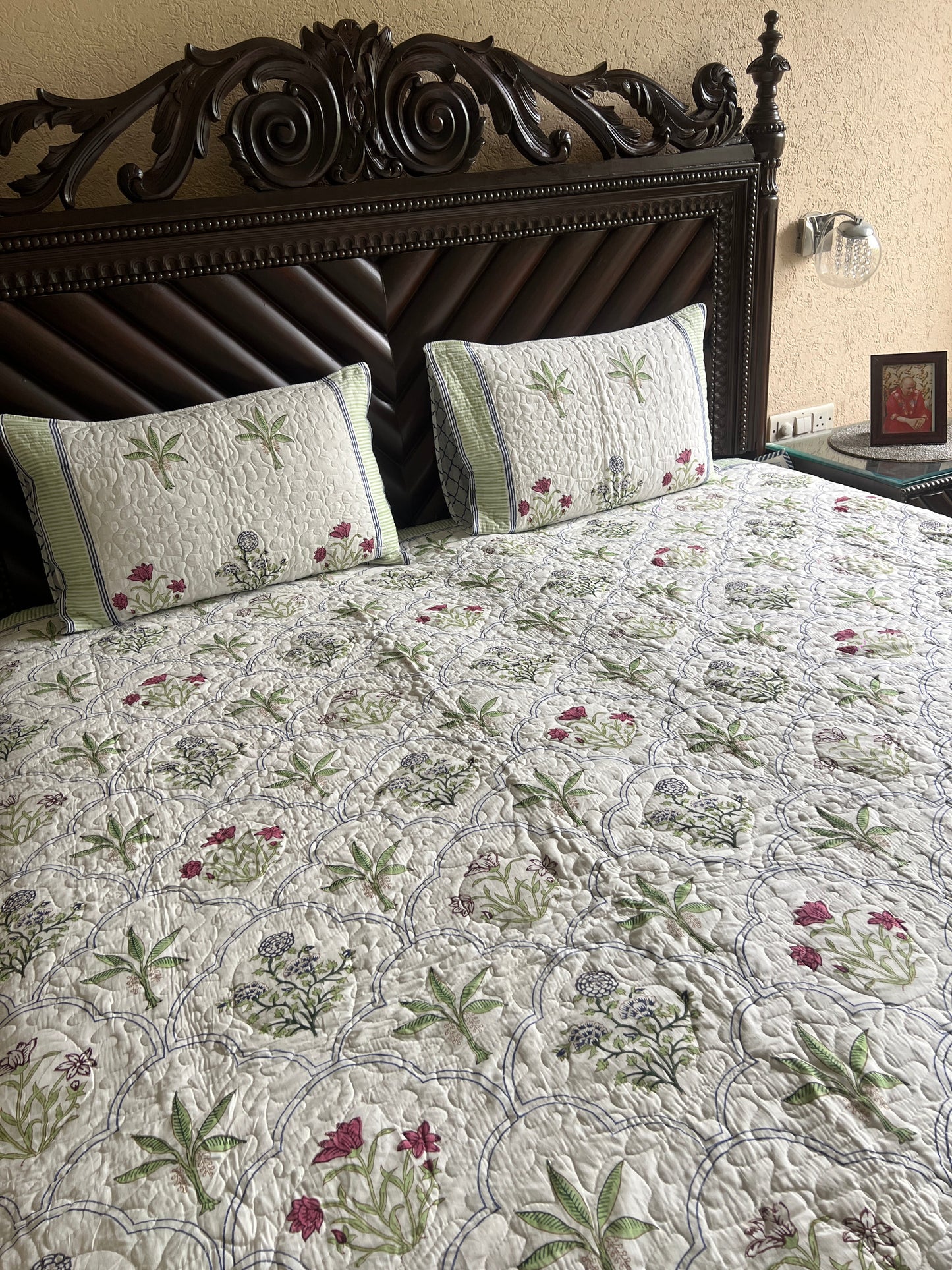 Tulip Jaal Handblock Set