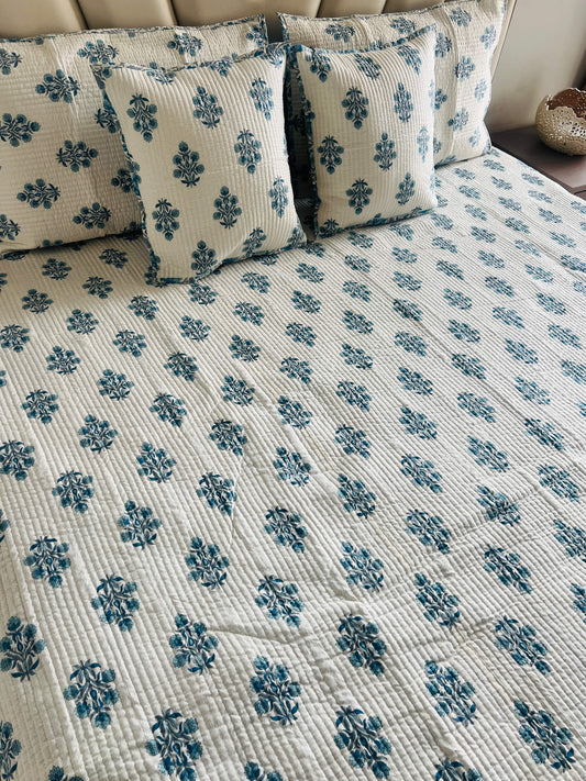 Booti Quilted Reversible Bedcover 5pc Set