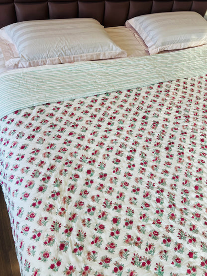Handblock Reversible Quilt