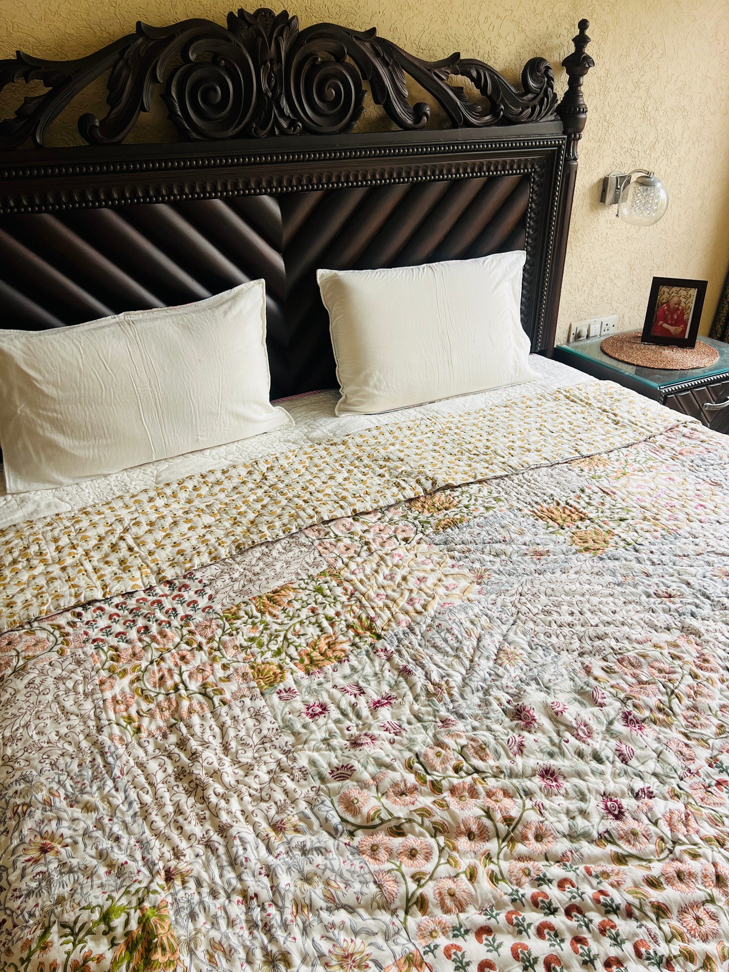 Patchwork Handblock Reversible Quilt