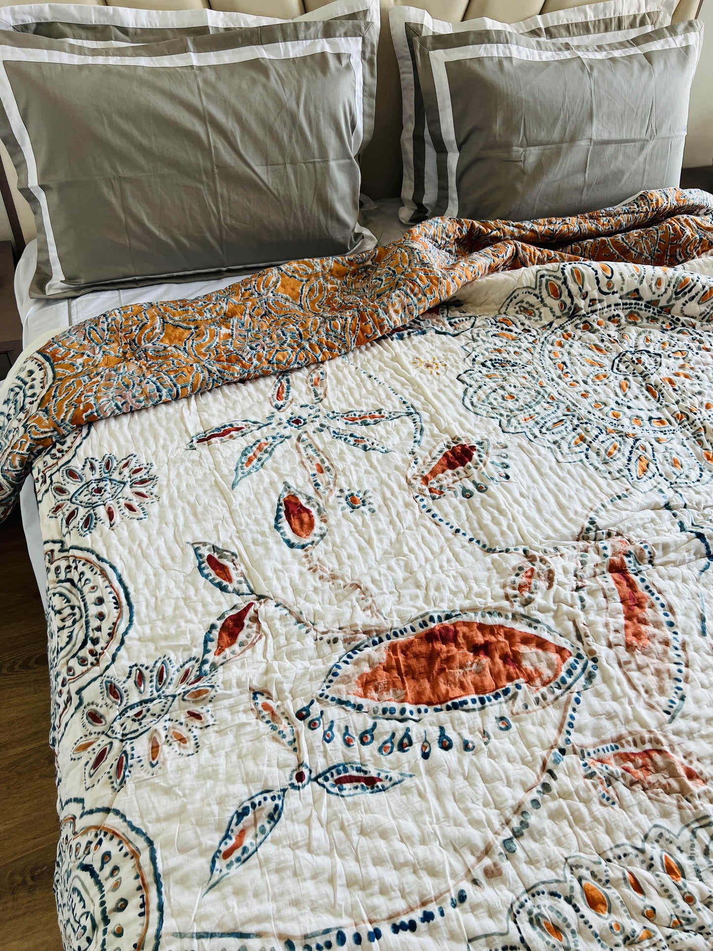 Double Bed Printed Quilt