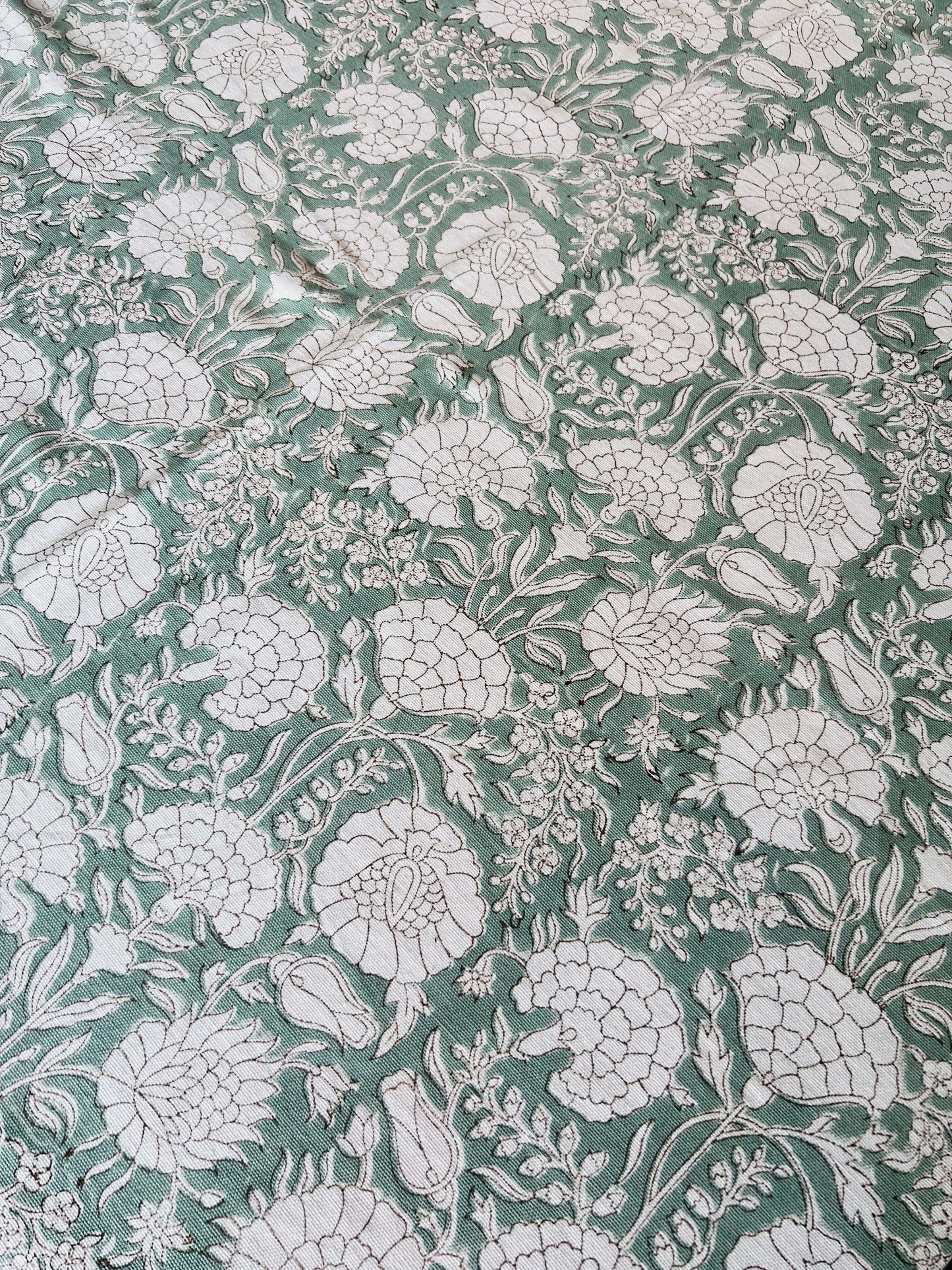 8 Seater Handblock Table Cover