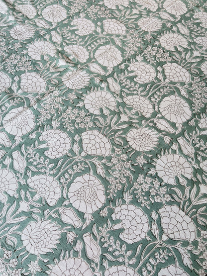 8 Seater Handblock Table Cover