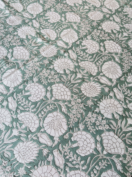 8 Seater Handblock Table Cover