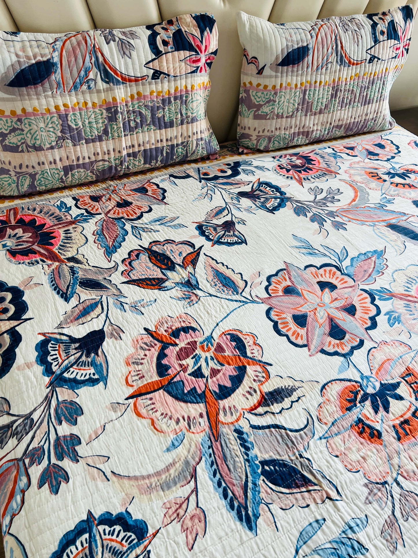 Quilted Bedcover 3pc Set