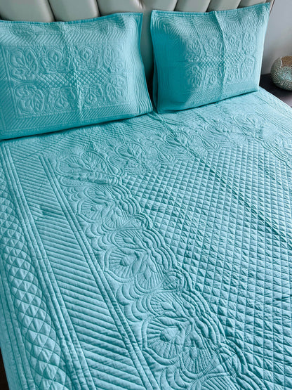 Elegance Quilted Bedcover 3pc Set