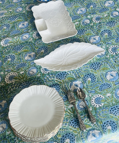 8 Seater Handblock Table Cover